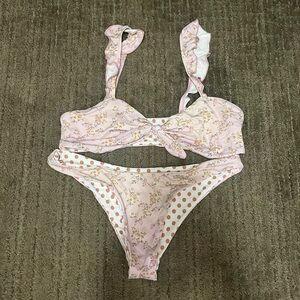 Dippin Daisys Floral Bikini Size Small